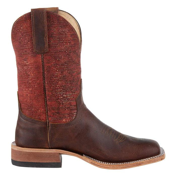 Anderson Bean Women`s AB Elk Butt 10in. Red Argentina Top Cowgirl Boot