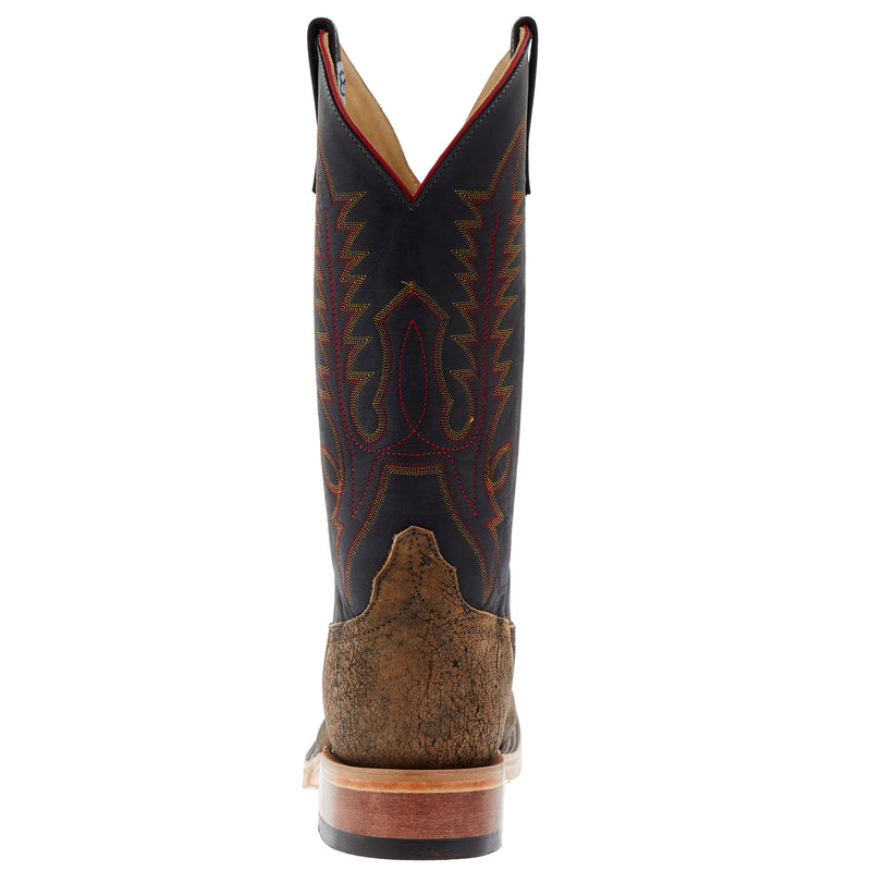Anderson Bean Men's Ride Ready Tan Safari Cape Buffalo Black Buffamonte