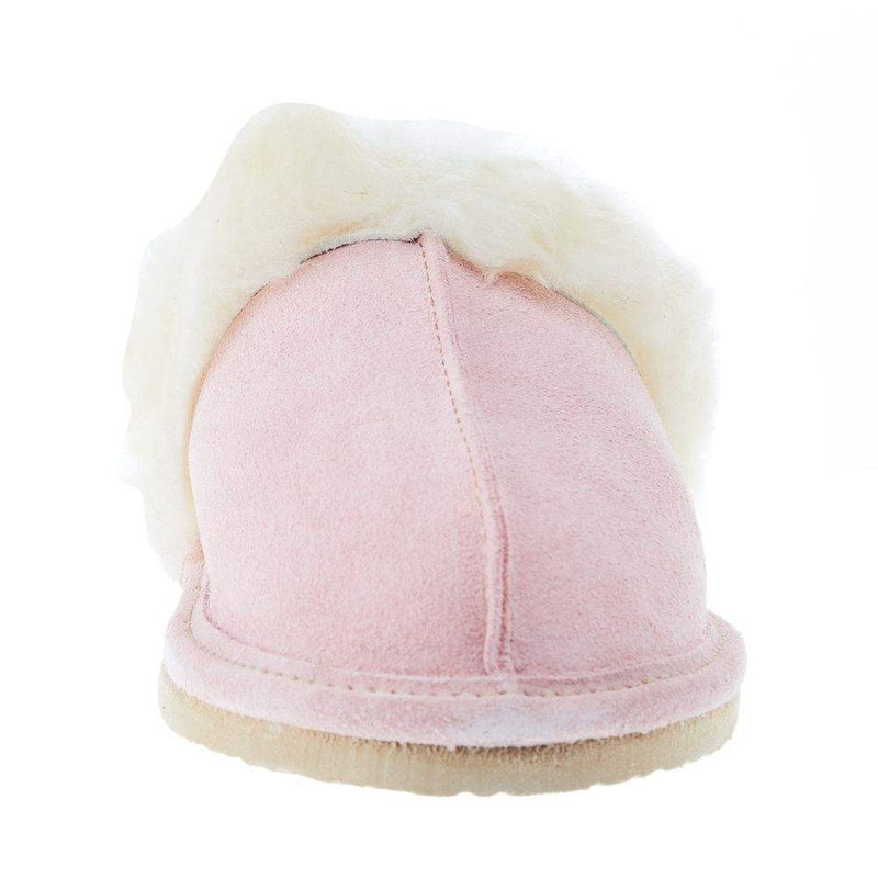 Minnetonka Women Pink Sheepskin Slide