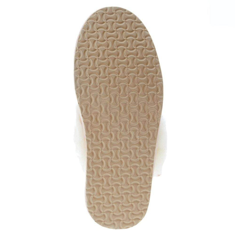 Minnetonka Women Pink Sheepskin Slide