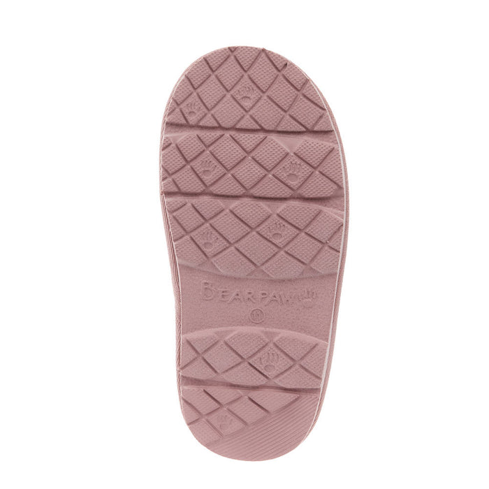 Bearpaw Toddler's Snuggle Tee Light Pink Slipper