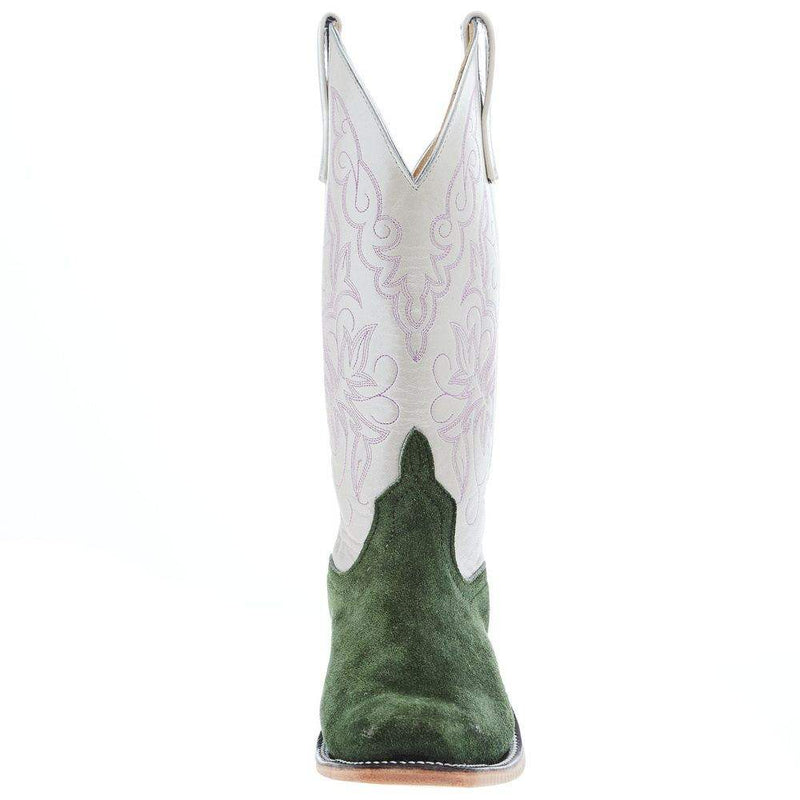 Anderson Bean Womens AB Seaweed Flannel 13 Shell Luster Top Boot