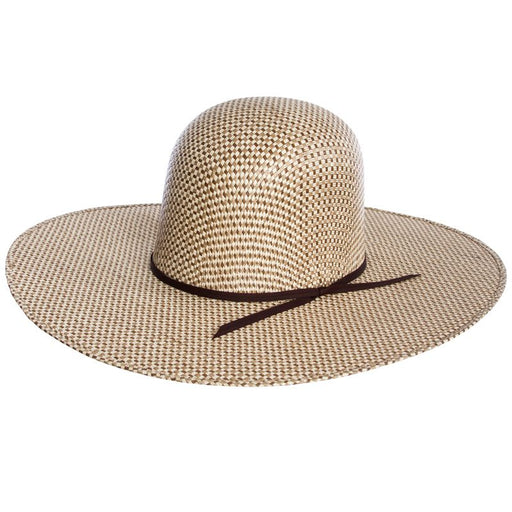 3 Tone Open Crown 5" Brim Straw Cowboy Hat