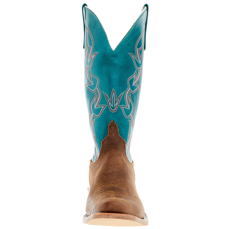 Anderson Bean Men's Ride Ready Brahma Bison 13in Turquoise Calfieno Top