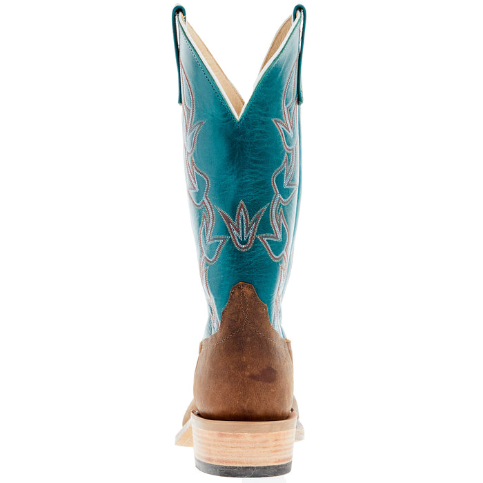 Anderson Bean Men's Ride Ready Brahma Bison 13in Turquoise Calfieno Top