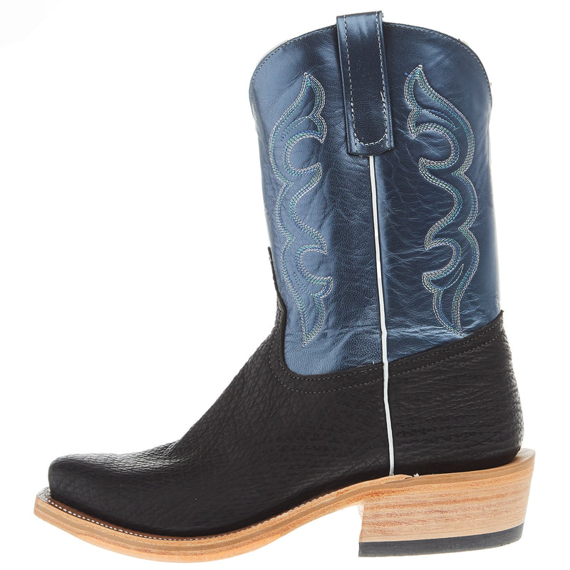 Anderson Bean Men's Ride Ready Black Oiled Shark 10in Regal Blue Lustre Top