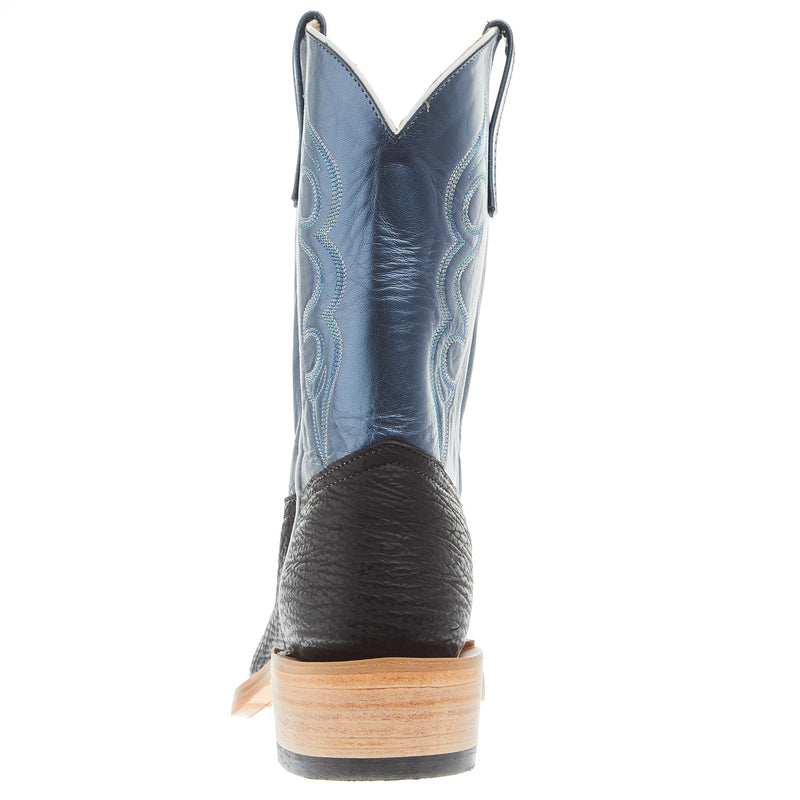 Anderson Bean Men's Ride Ready Black Oiled Shark 10in Regal Blue Lustre Top