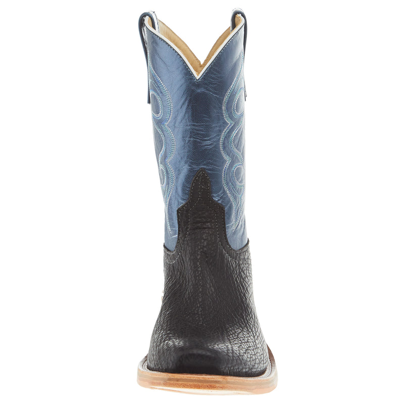 Anderson Bean Men's Ride Ready Black Oiled Shark 10in Regal Blue Lustre Top