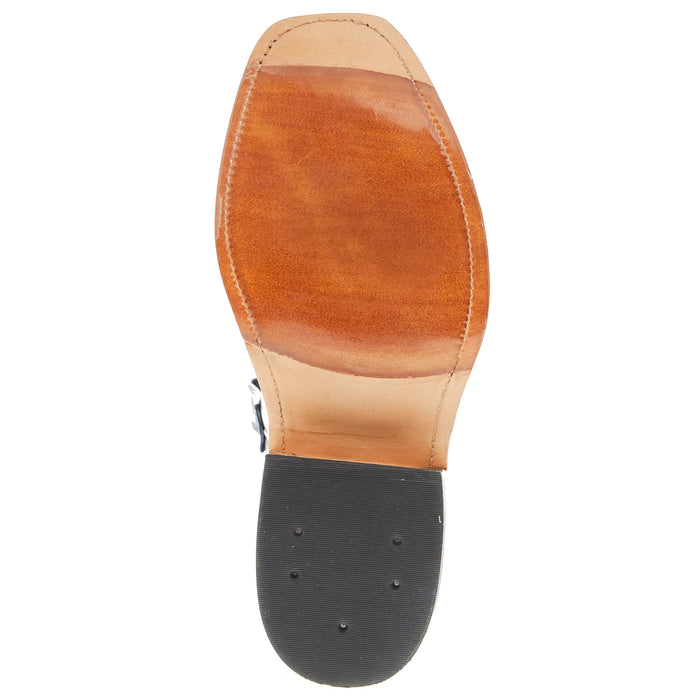 Anderson Bean Men's Ride Ready Black Oiled Shark 10in Regal Blue Lustre Top