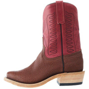 Anderson Bean Men's Ride Ready Chili Safari Shark 10in Cherry Buffamonte Cutter Toe