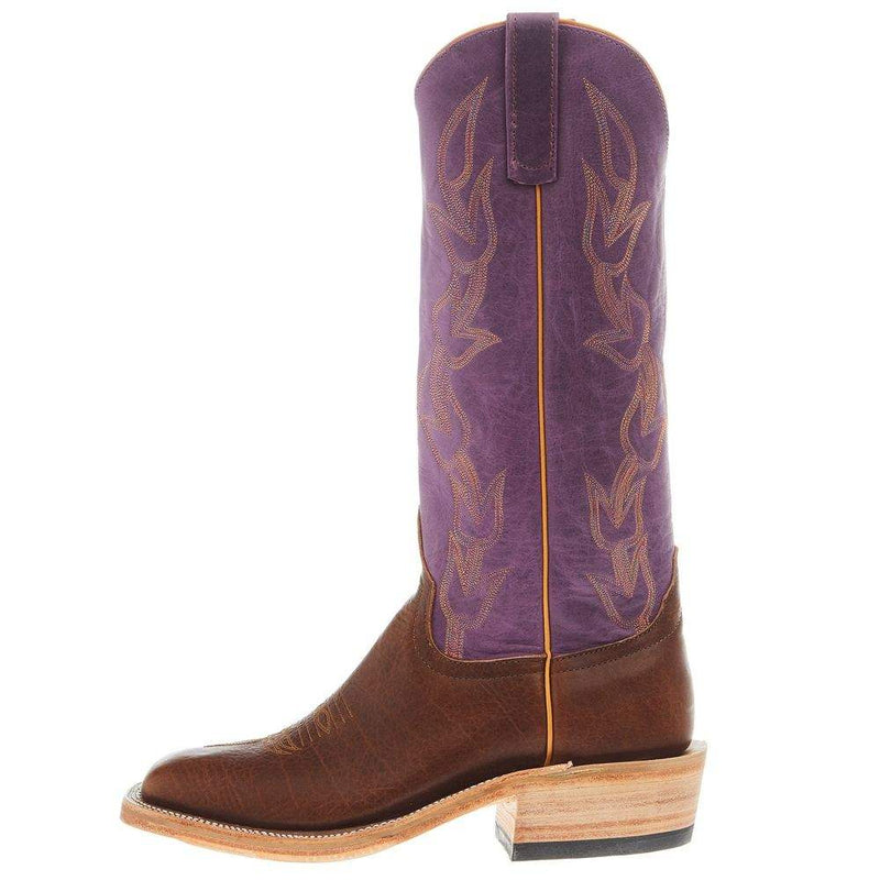 Anderson Bean Men's Ride Ready Carvela Bison Vamp 15in Violet Buffamonte Top
