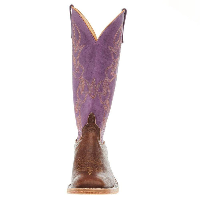 Anderson Bean Men's Ride Ready Carvela Bison Vamp 15in Violet Buffamonte Top
