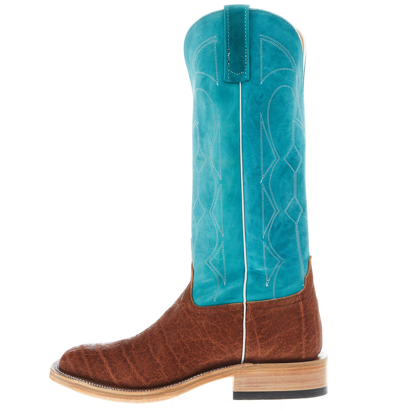 Anderson Bean Men's Ride Ready Havana Elephant 15in Seafoam Barcelona Square Toe Boot