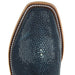 Anderson Bean Womens Navy Shaved Stingray 13 In Roe Kidskin Top Cowgirl Boot