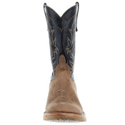 Anderson Bean Men`s AB Sand Angry Elk Navy Glove Top Round Toe