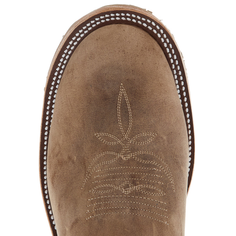 Anderson Bean Men`s AB Sand Angry Elk Navy Glove Top Round Toe