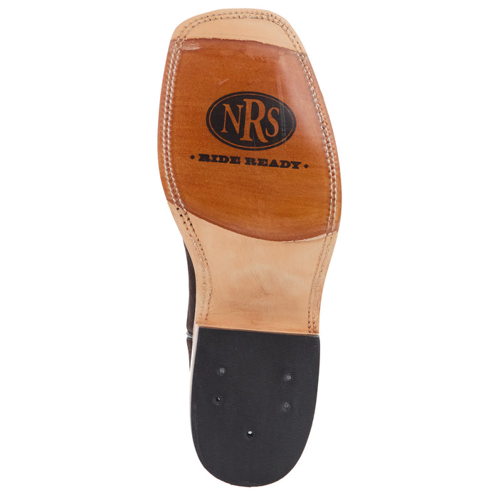 Anderson Bean Men`s NRS Ride Ready Chocolate Elephant Vamp 13in Seafoam Barcelona Top
