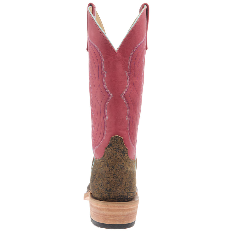 Anderson Bean Men`s AB Ride Ready Rust Safari Giraffe Vamp 13in Cherry Buffamonte Top