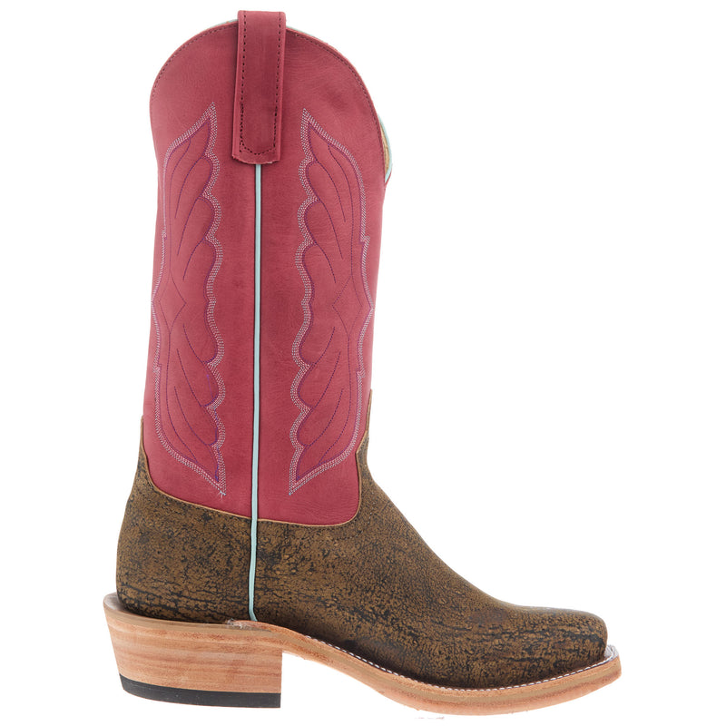 Anderson Bean Men`s AB Ride Ready Rust Safari Giraffe Vamp 13in Cherry Buffamonte Top