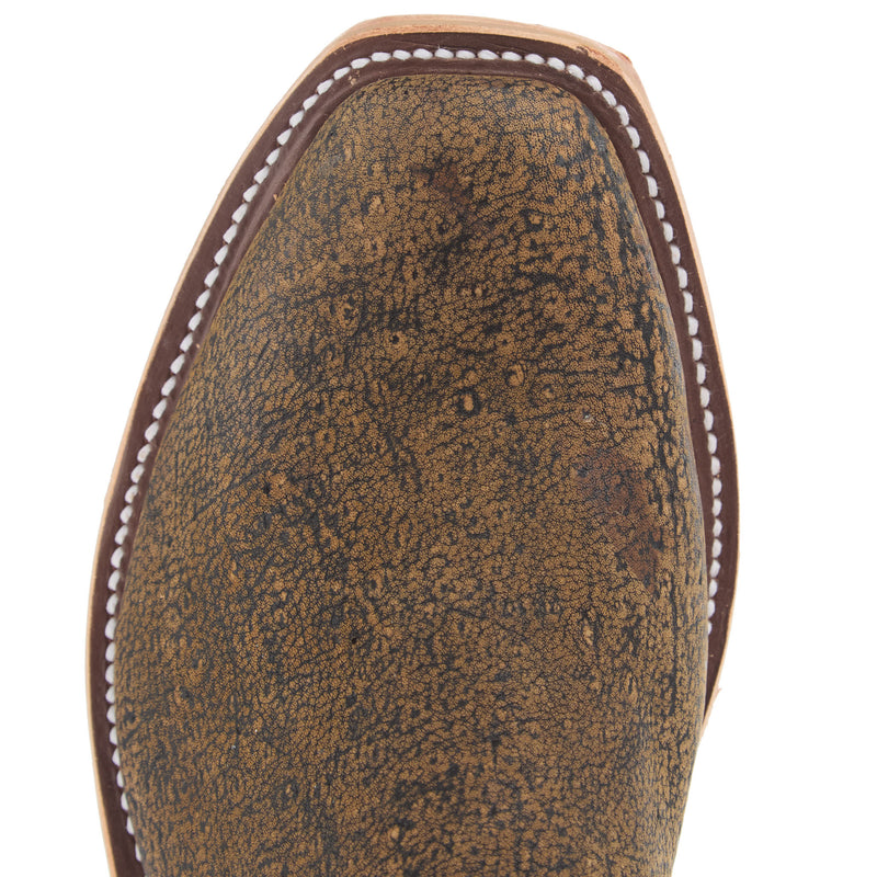 Anderson Bean Men`s AB Ride Ready Rust Safari Giraffe Vamp 13in Cherry Buffamonte Top