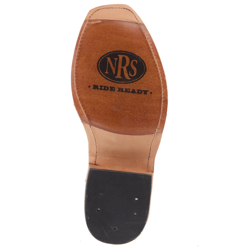 Anderson Bean Men`s AB Ride Ready Rust Safari Giraffe Vamp 13in Cherry Buffamonte Top