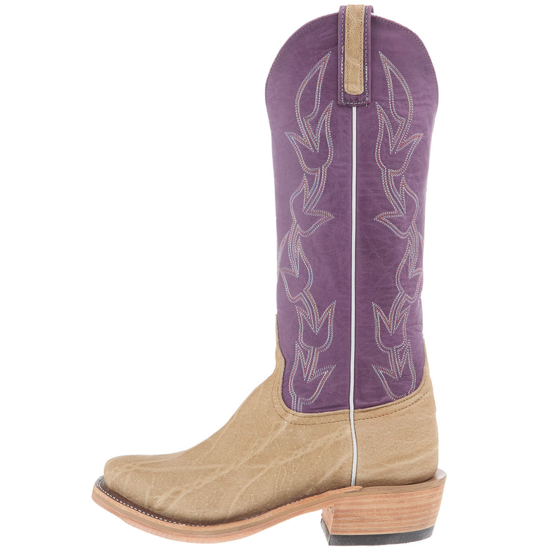 Anderson Bean Men`s AB Ride Ready Umber Bruciato Elephant Vamp 15in Violet Buffamonte Top