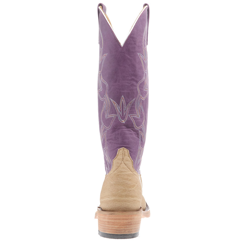 Anderson Bean Men`s AB Ride Ready Umber Bruciato Elephant Vamp 15in Violet Buffamonte Top