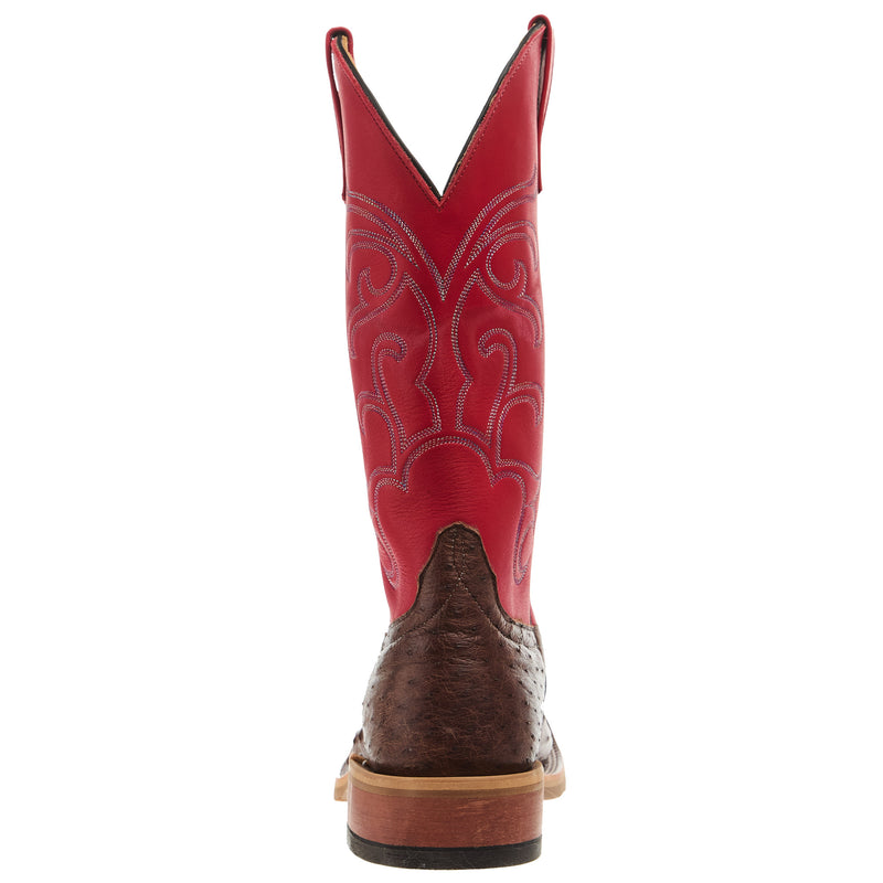 Anderson Bean Men`s Ride Ready Kango Tabac FQ Ostrich Vamp 13in Red Ferrari Waxy Kansas Top