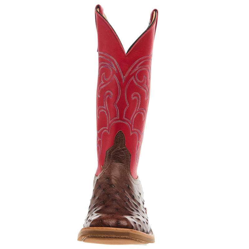 Anderson Bean Men`s Ride Ready Kango Tabac FQ Ostrich Vamp 13in Red Ferrari Waxy Kansas Top