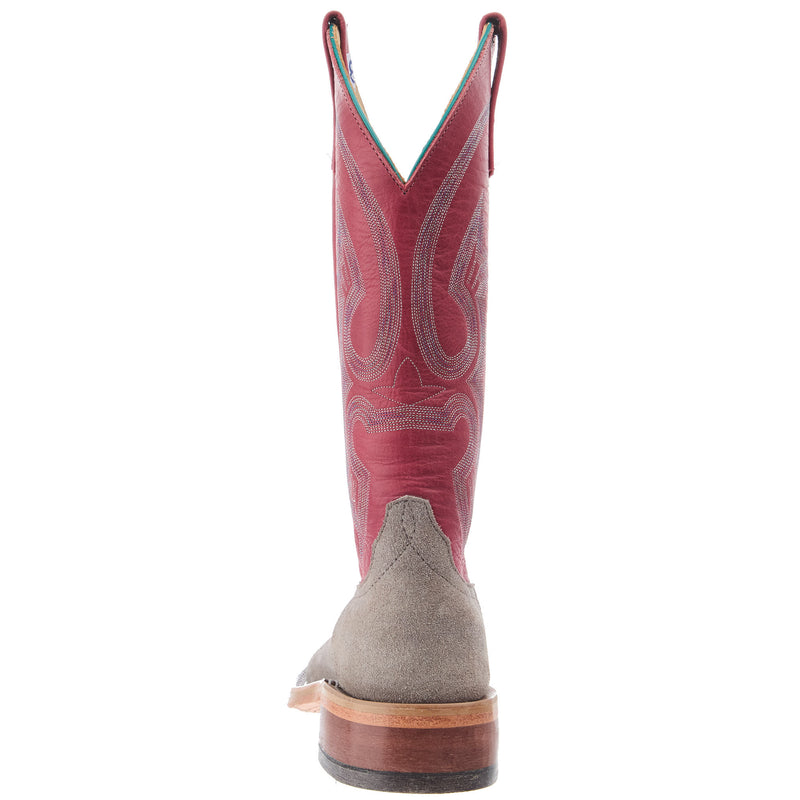 Anderson Bean Women`s Ride Ready Smoked Bacon 13In Cherry Top Cowgirl Boot