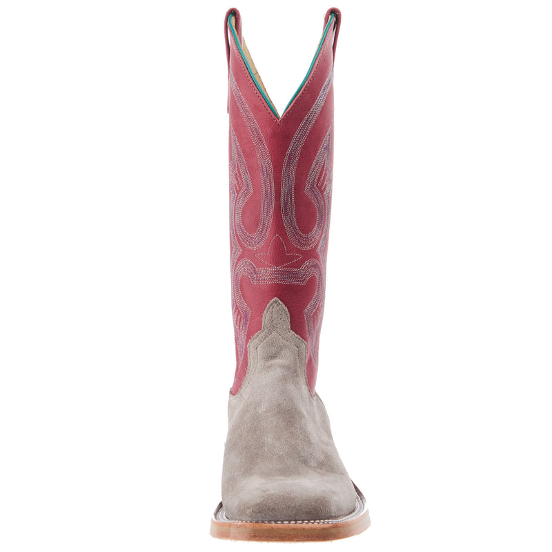 Anderson Bean Women`s Ride Ready Smoked Bacon 13In Cherry Top Cowgirl Boot