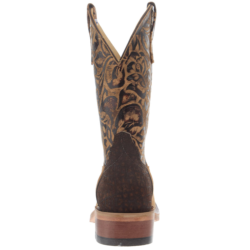 Anderson Bean Women`s Ride Ready Sand 11 In Jessie James Cognac Top Cowgirl Boot