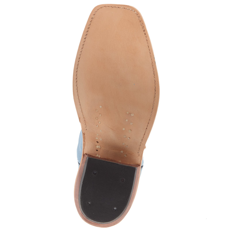 Anderson Bean Women`s Powder Blue Gelato 13In Powder Blue Top Cowgirl Boot
