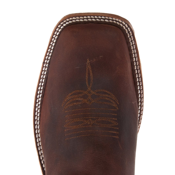 Anderson Bean Men's Saddle Elk Butt Vamp 13in Pink Dobber Kidskin Top Boot