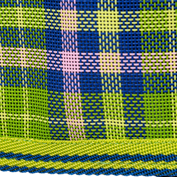 Tough 1 Neon Green and Pink Plaid Deluxe Mesh Fly Sheet for Horses