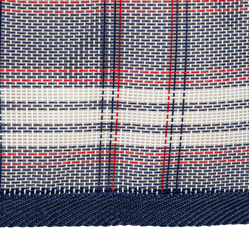 Tough 1 Blue Navy Plaid Deluxe Mesh Fly Sheet for Horses