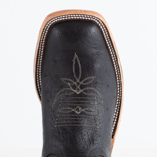 Anderson Bean Rod's Exclusive Bean Black Smooth Ostrich Boots