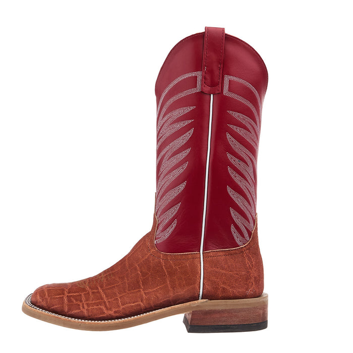 Anderson Bean Men's Ride Ready Brick Oiled Elephant Vamp 13in Red Glove Top