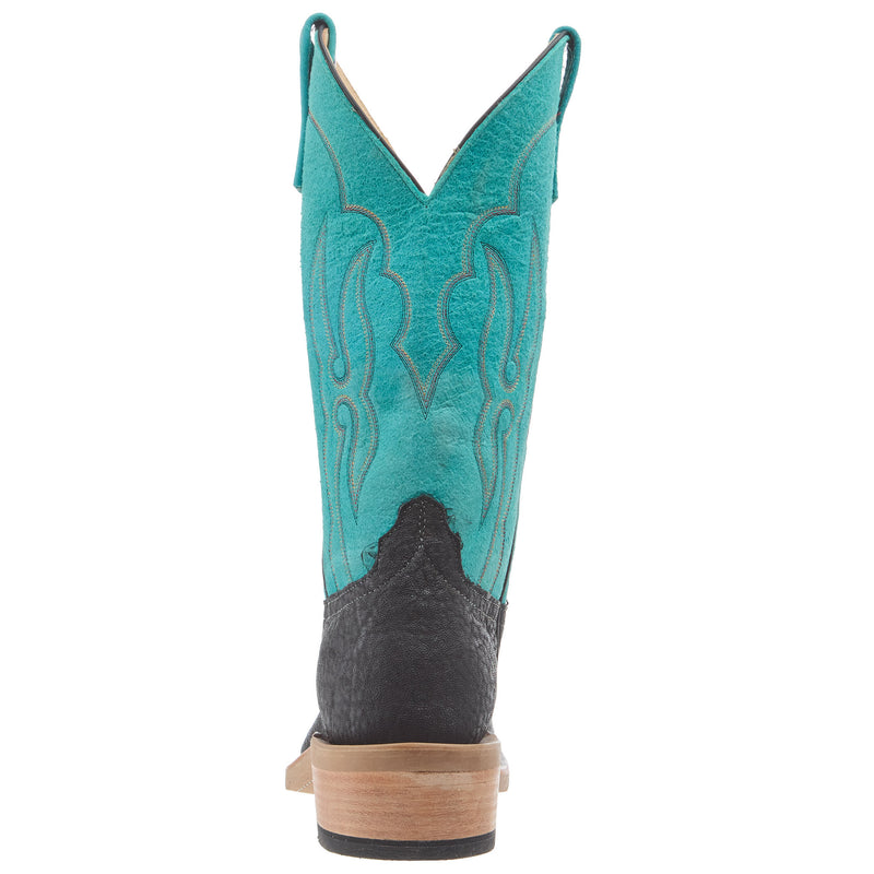 Anderson Bean Men`s AB Ride Ready Black Elephant Vamp 13in Turquoise Sinsation Top