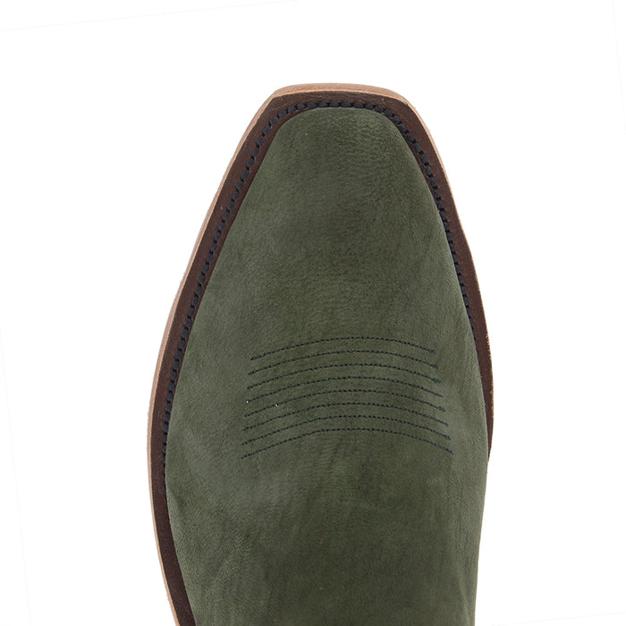 Anderson Bean Men`s Ride Ready Moss Nubuck Poseidon Vamp 13in Caramel Diamond Top