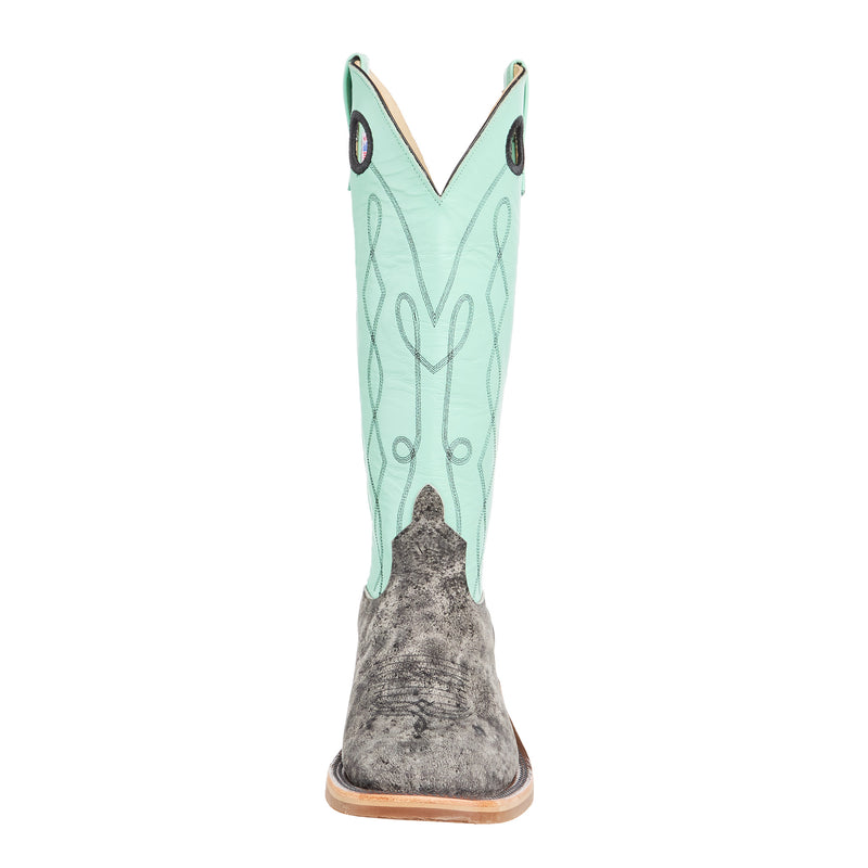 Anderson Bean Men`s Ride Ready Grey Safari Giraffe 15in Mint Glove Top Boot