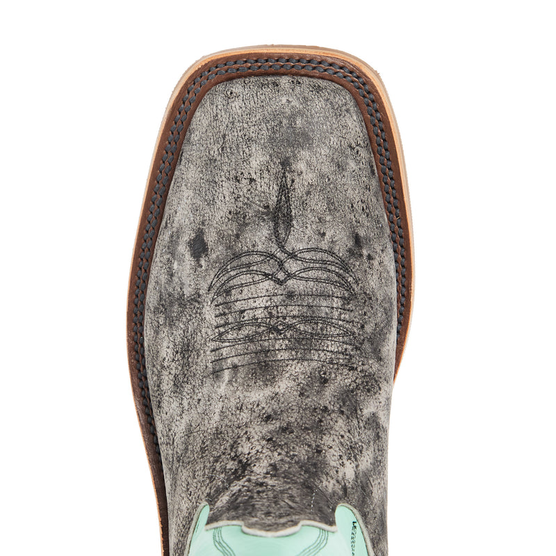 Anderson Bean Men`s Ride Ready Grey Safari Giraffe 15in Mint Glove Top Boot