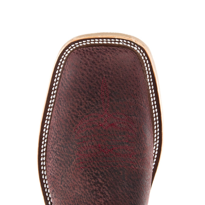 Anderson Bean Men`s Ride Ready Burgundy Boar 13in Tan Sinsation Top