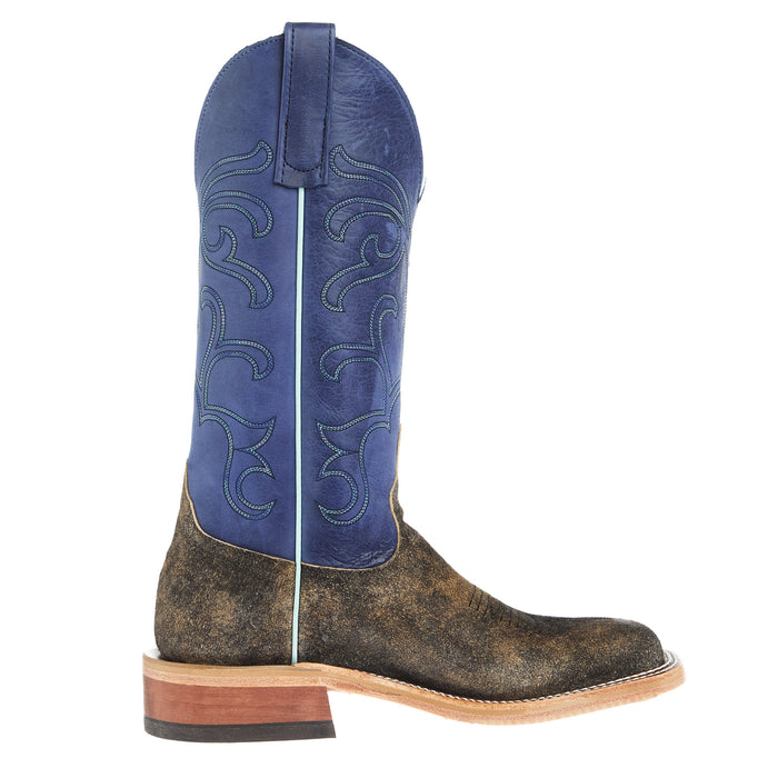 Anderson Bean Women`s Ride Ready Feral Sow Vamp 13In Royal Blue Wyoming Top Boot
