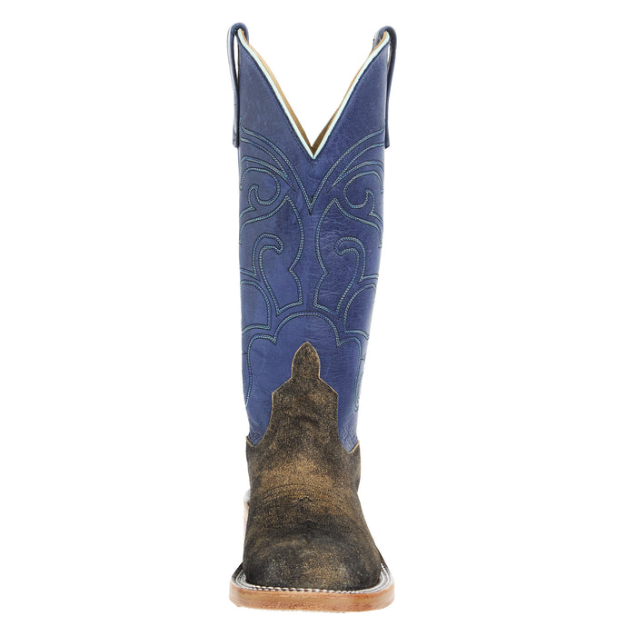 Anderson Bean Women`s Ride Ready Feral Sow Vamp 13In Royal Blue Wyoming Top Boot