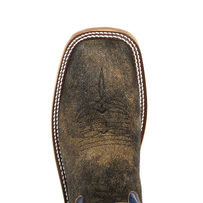 Anderson Bean Women`s Ride Ready Feral Sow Vamp 13In Royal Blue Wyoming Top Boot