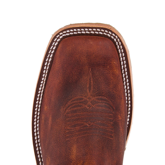 Anderson Bean Men`s Saddle Elk Butt Vamp 13in Black Glove Top Crepe Sole