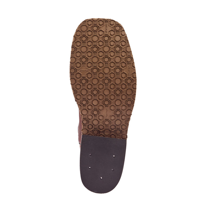 Anderson Bean Men`s Saddle Elk Butt Vamp 13in Black Glove Top Crepe Sole