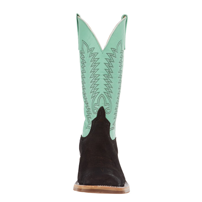 Anderson Bean Men`s Ride Ready Chocolate Buffed Elephant Vamp 13in Mint Glove Top