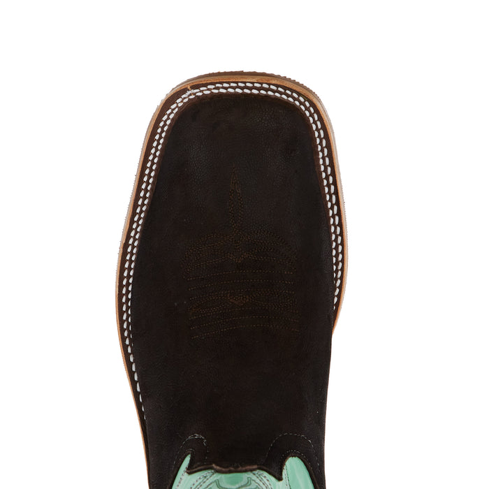 Anderson Bean Men`s Ride Ready Chocolate Buffed Elephant Vamp 13in Mint Glove Top